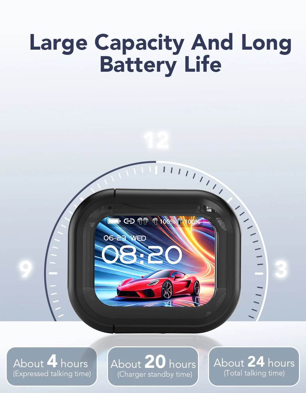 Wireless AI Translator Earbuds – Bluetooth 6.0 Waterproof with Long Battery Life