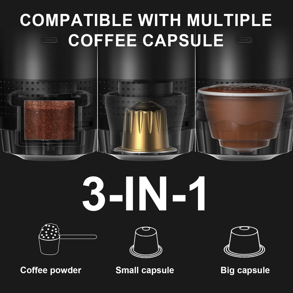 3-in-1 Travel Coffee Machine
