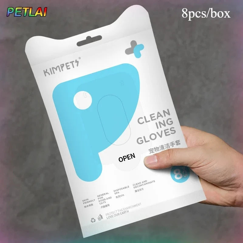 Pet Cleaning Gloves Wipes